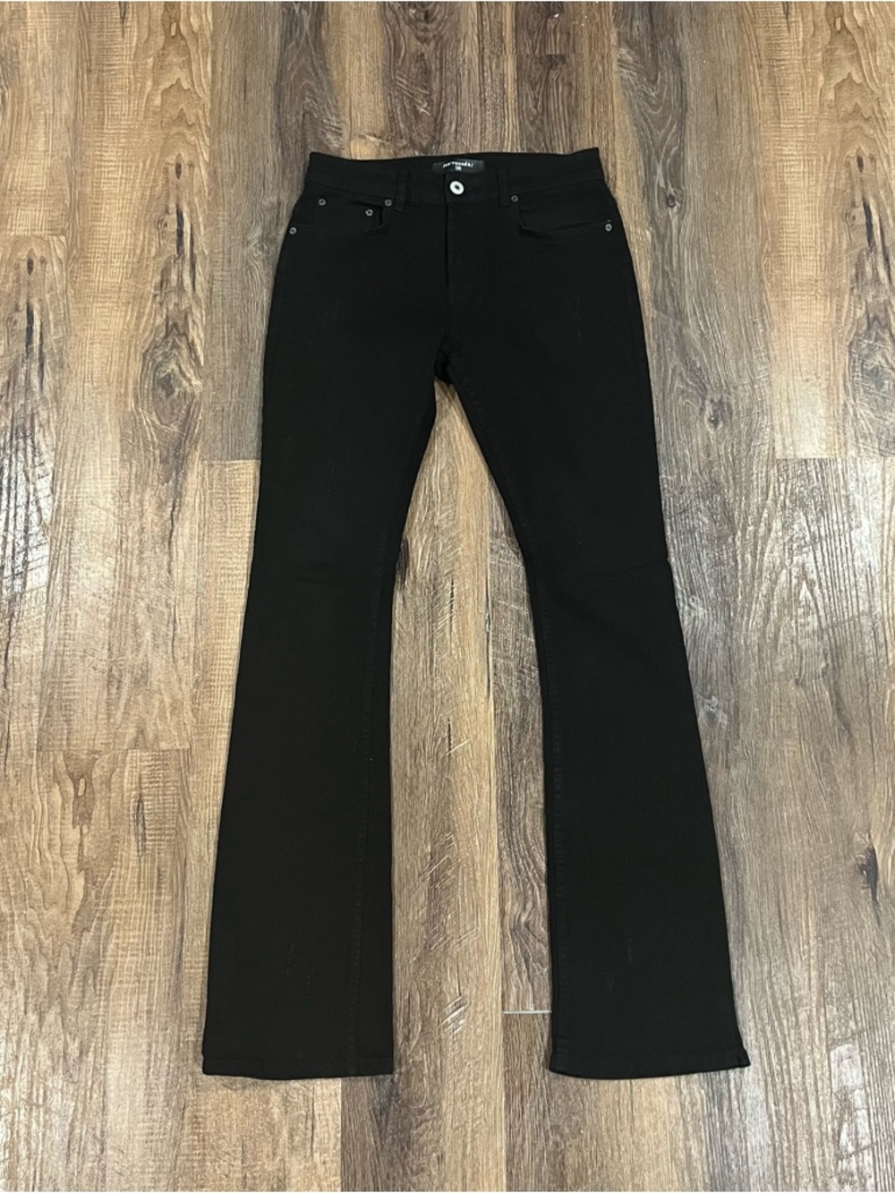 Serenade jeans 30 x 34 Black Distressed (29x34) Notched cuff Emo Punk Goth
